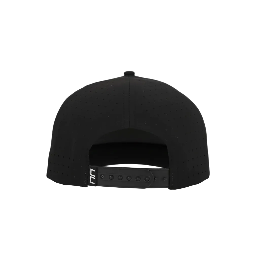 Water Resistant Black Snapback Cap – Primero Black Hat